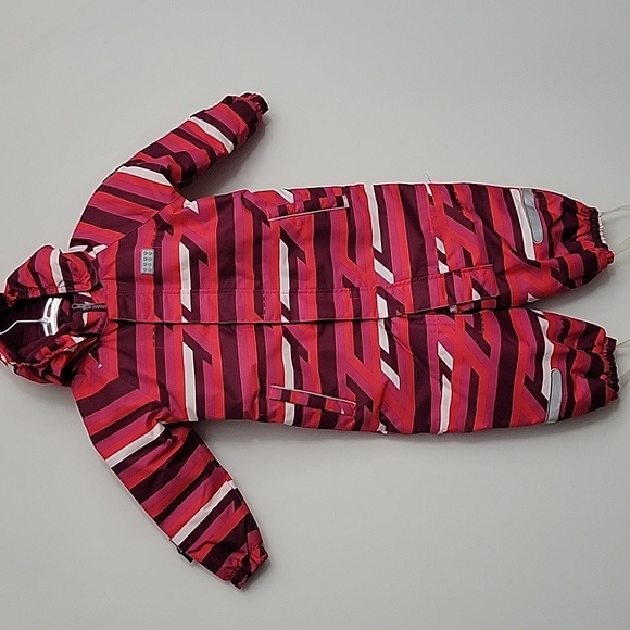 NWT LEGO $138 Baby Extra Durable Ski Snow Suit Sz 86 18-24 Months Red Stripes